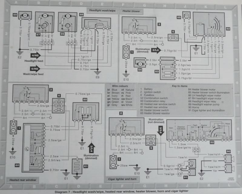 W124 wiring diagrams | Electronics and Audio | MBClub UK - Bringing